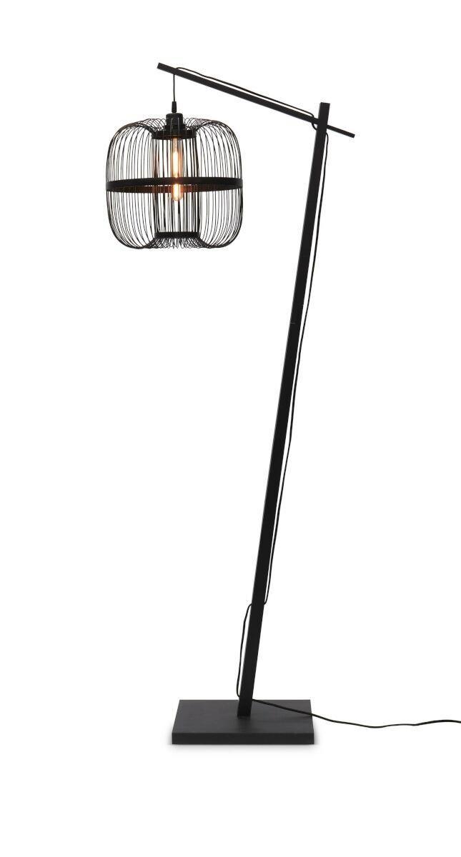 Stehleuchte Hokkaido/F/Ad/B/38/B - Schwarz, Trend (176/36/63cm) - Good & Mojo