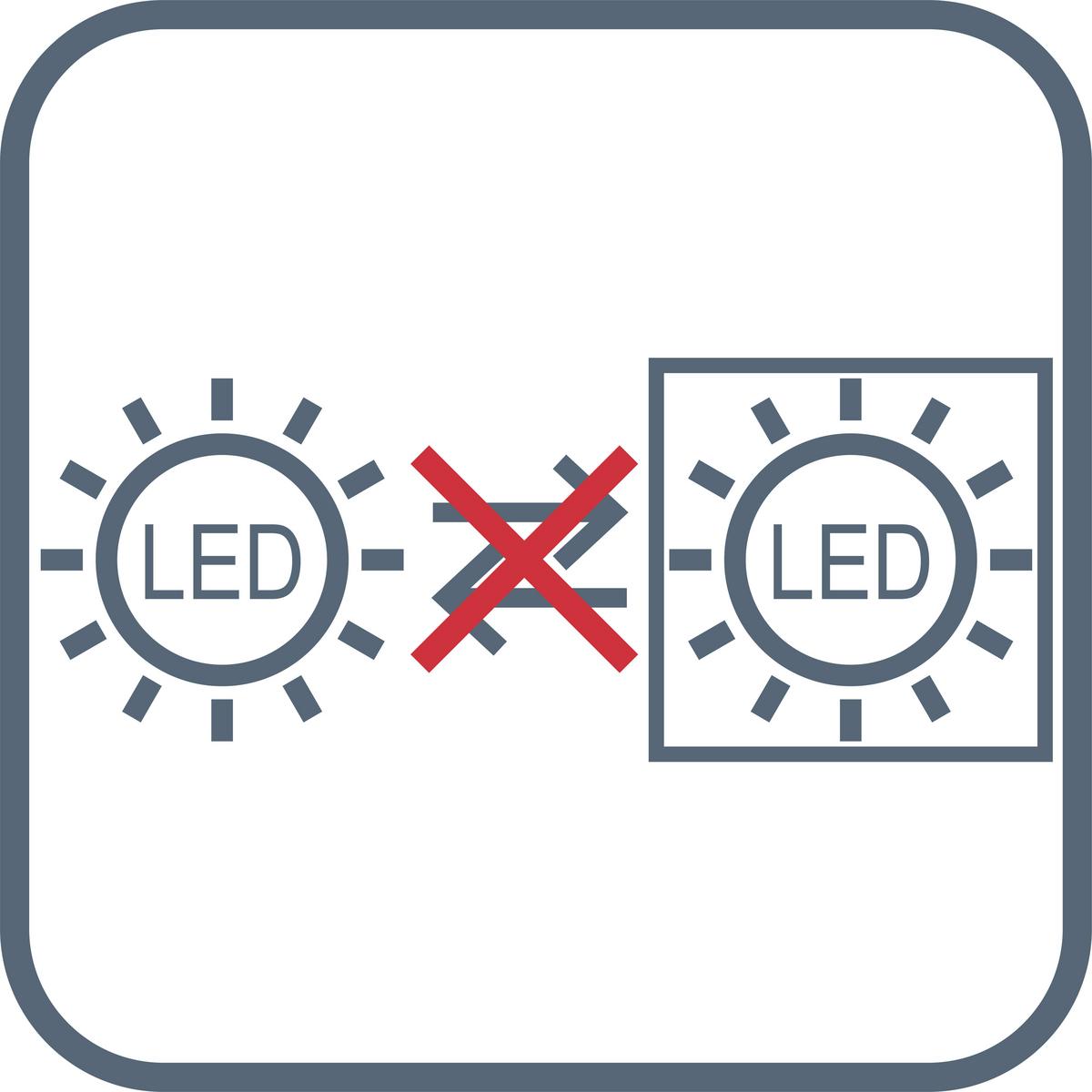 LED-Wandleuchte Stan 1-Flammig, Eckig - Weiß, Basics, Metall (5,5/14/6,8cm) - Näve