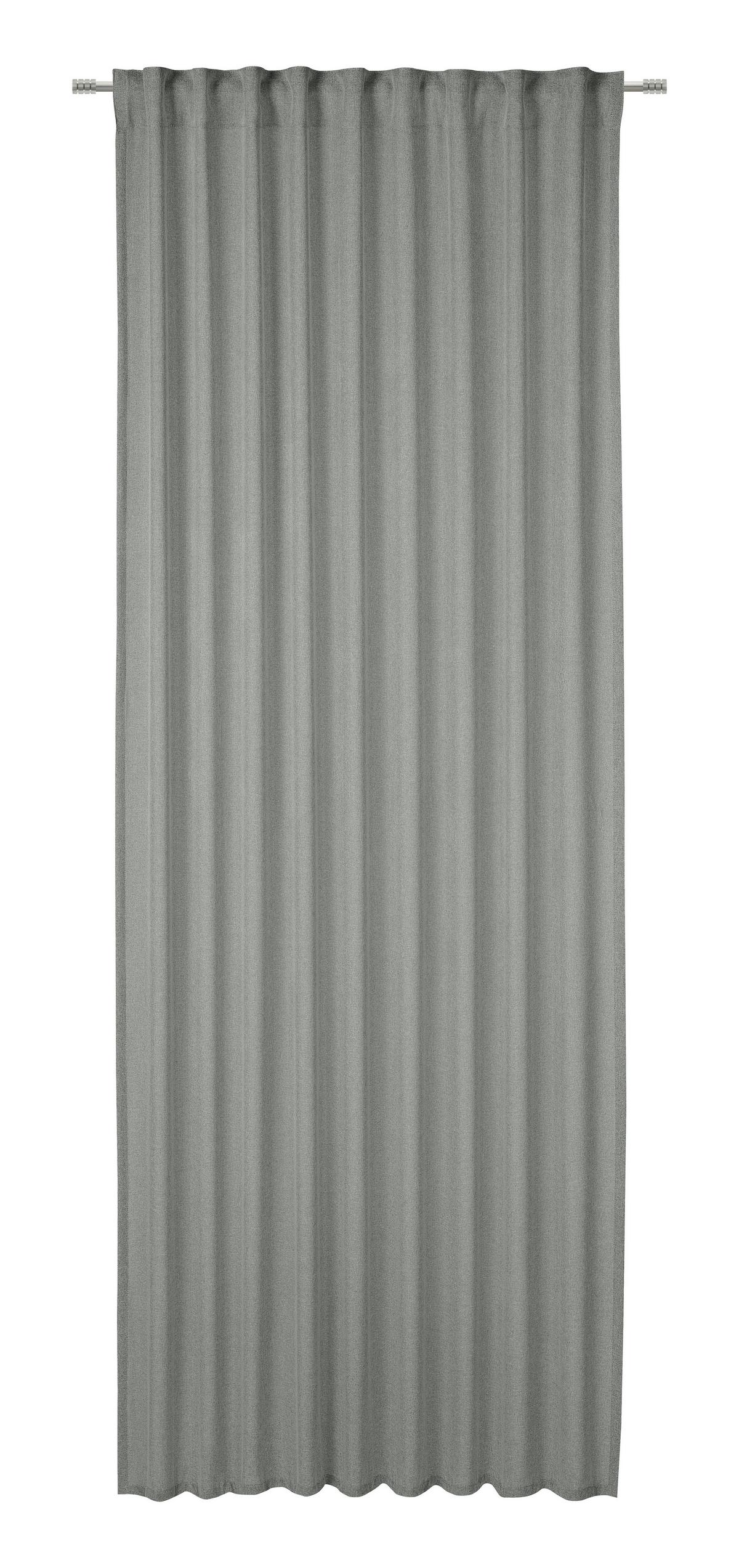 Hotový závěs Ben, 135/245cm, stříbrná - barvy stříbra, Moderní, textil (135/245cm) - Modern Living