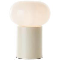 Tischleuchte 99003/09 Daeny - Beige/Weiß, Design, Glas/Metall (20/27cm) - Brilliant