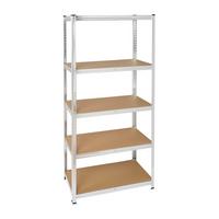Regál na ťažké bremená JOHANNES - hnedá/strieborná, Konventionell, kov/kompozitné drevo (90/40/180cm) - Mömax