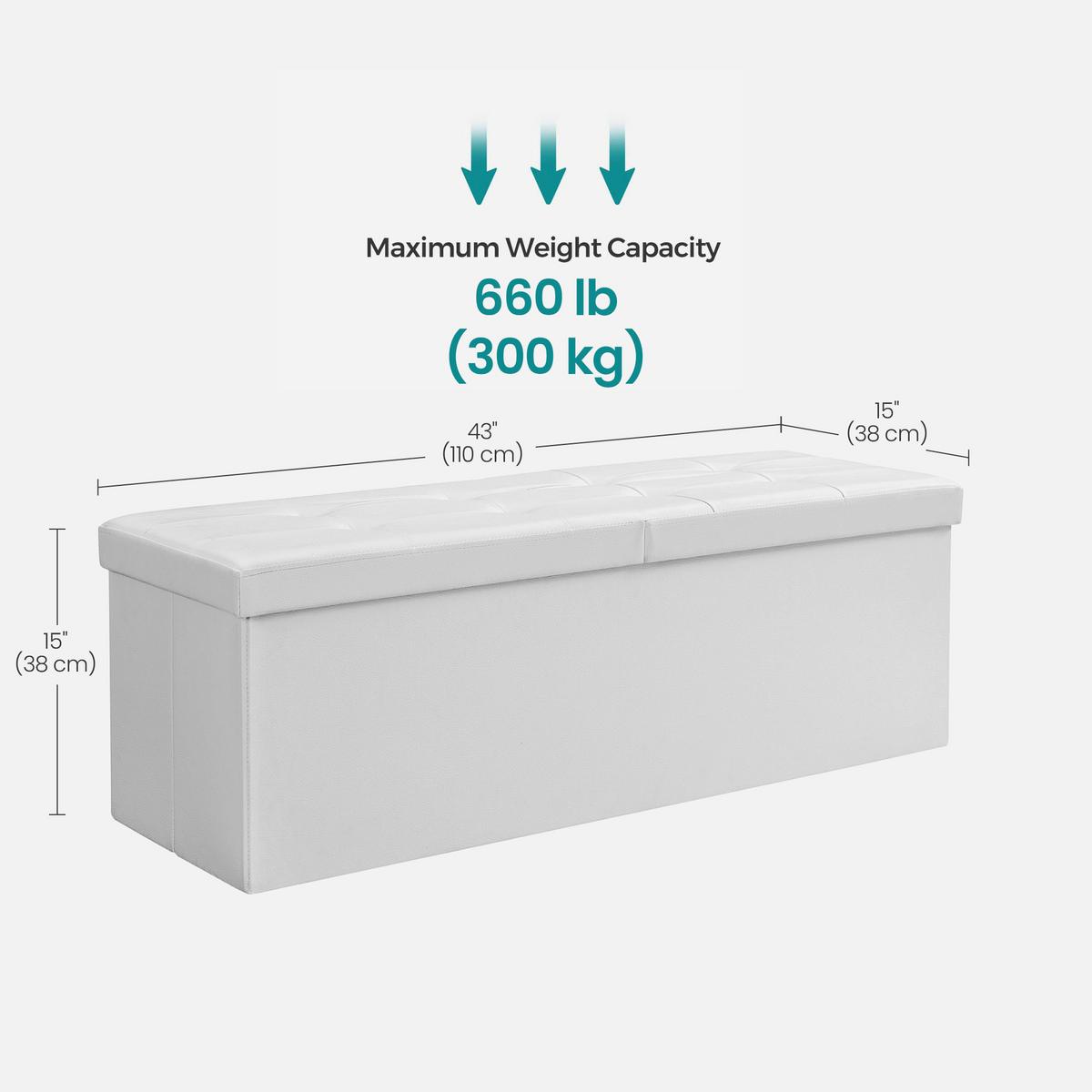 SITZBOX Weiß B: 110cm - Weiß, Basics, Holzwerkstoff/Kunststoff (110/38/38cm)