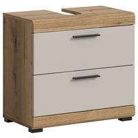Waschbeckenunterschrank Scout Kaschmir/naturfarben B: 60 Cm - Kaschmir/Schwarz, MODERN, Holzwerkstoff (60/56/34cm) - MID.YOU