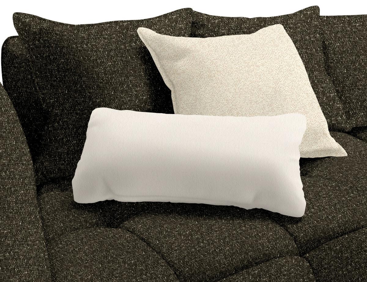 Boxspringová pohovka SOFI, tmavě zelená, krémová - černá/krémová, Moderní, textil (294/93/152cm) - Premium Living
