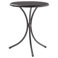 Gartentisch Holzwerkstoff/metall ⌀ 60 Cm - Grau, MODERN, Holzwerkstoff/Metall (60/60/72cm) - Sieger