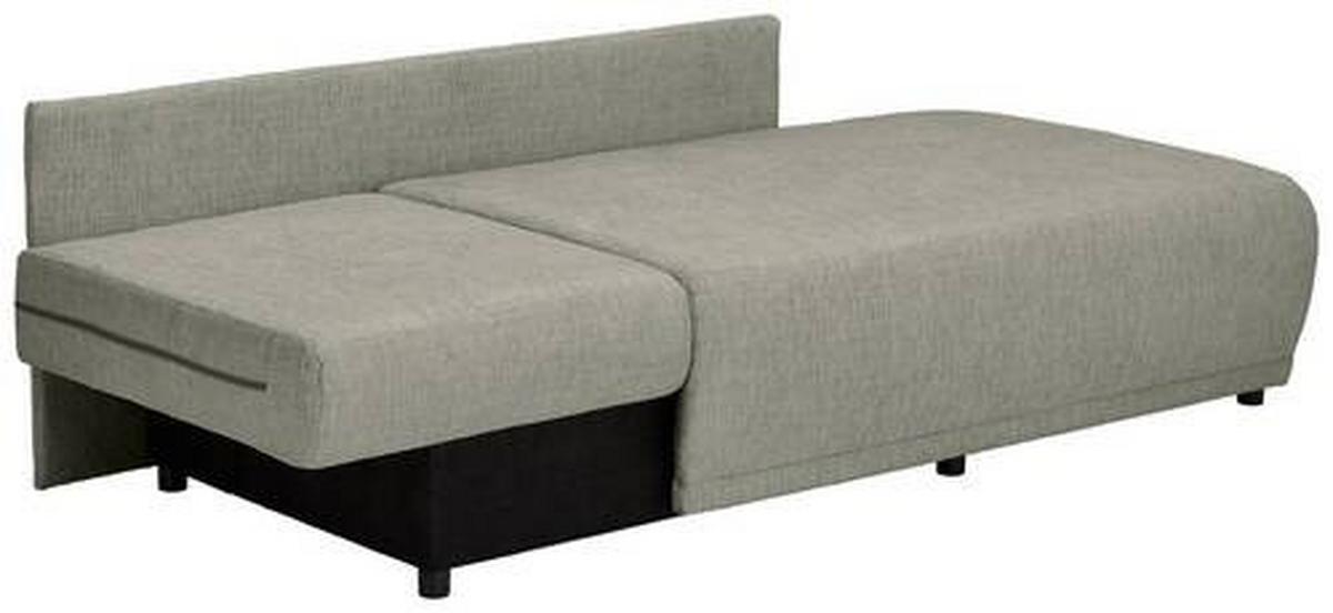 Chaiselongue Nello - Schwarz/Braun, KONVENTIONELL, Textil (93/73/171cm) - MID.YOU