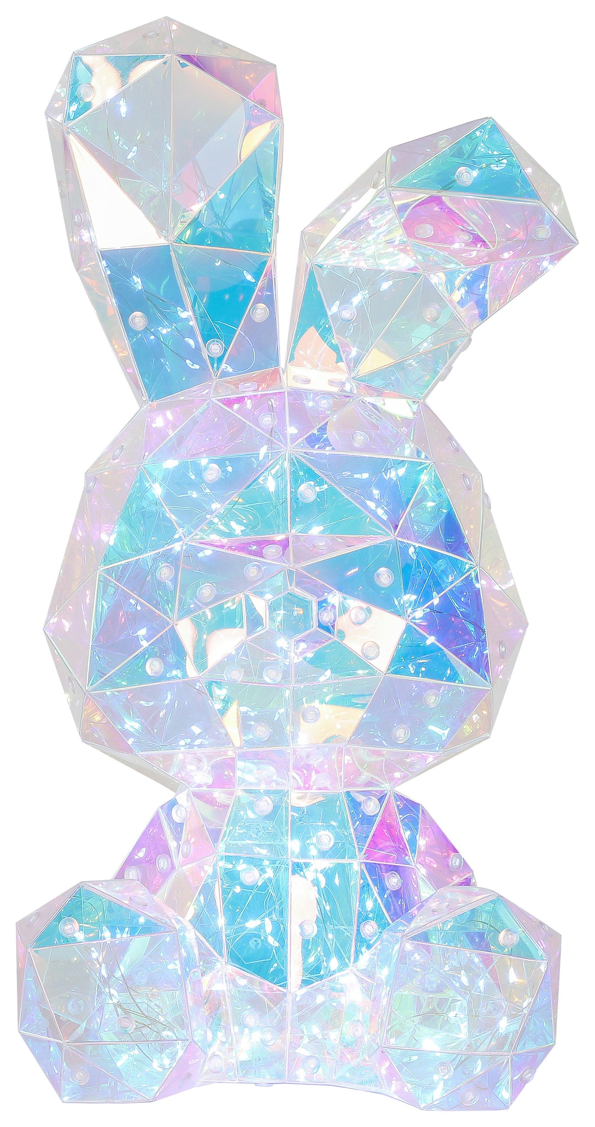 Dekorační svítidlo Rabi, V: ca 41cm, průhledné­ - průhledné, Moderní, plast (20/20/41cm) - Mömax