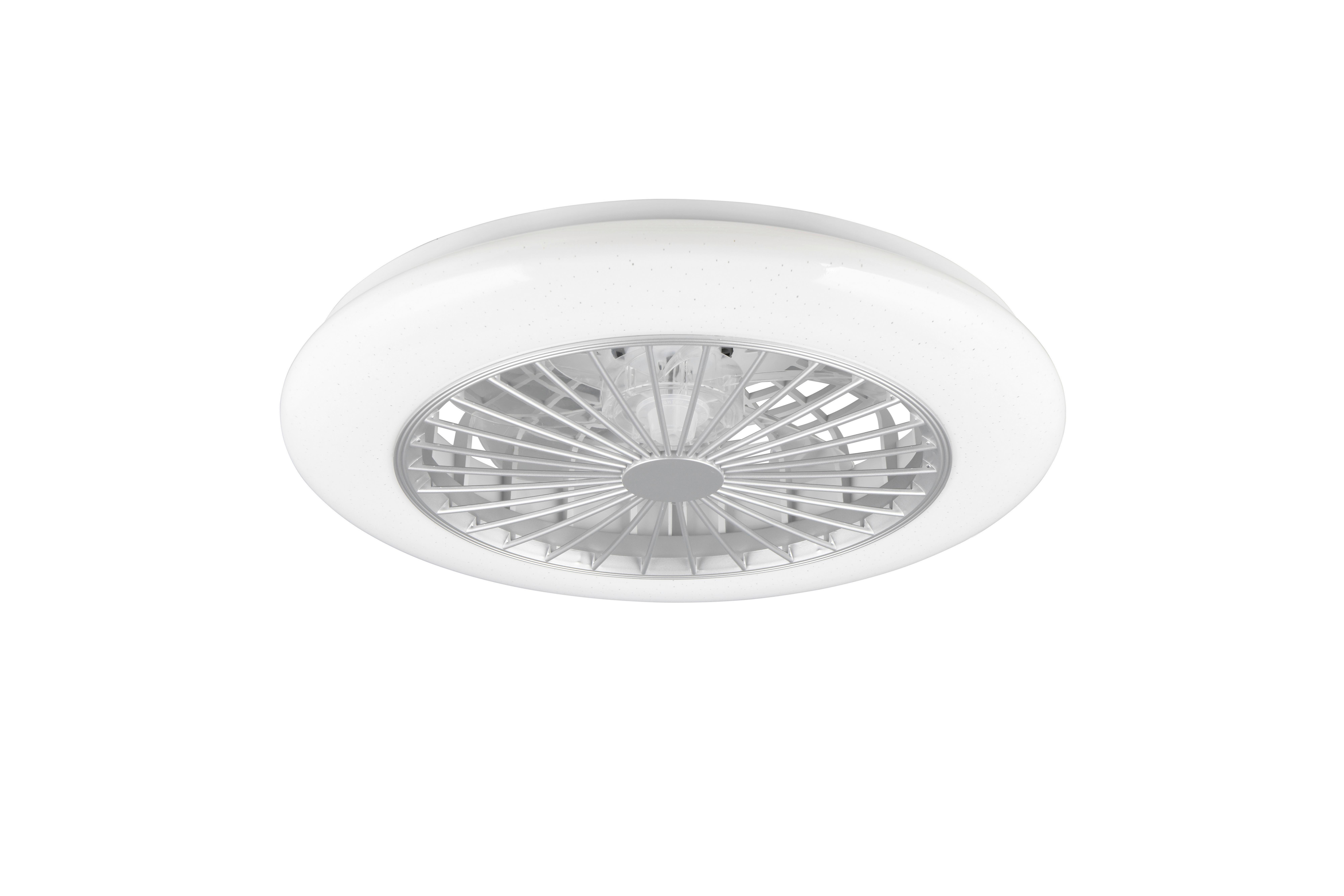 Deckenventilator Stralsund Weiß Titanfarben D: 49 cm