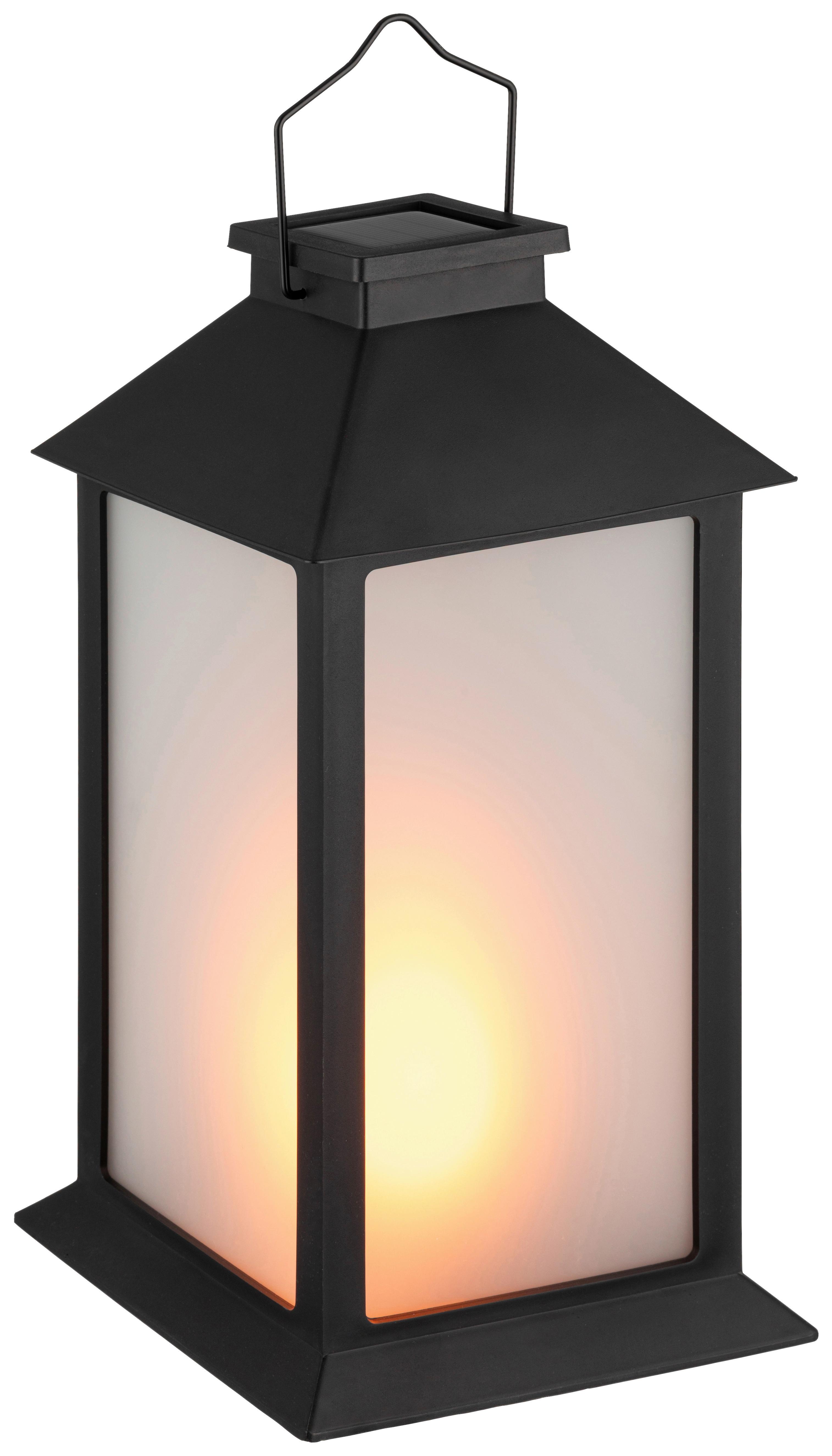 Solarleuchte Daria - Schwarz, Basics, Kunststoff (13,8/34/13,8cm) - Homezone