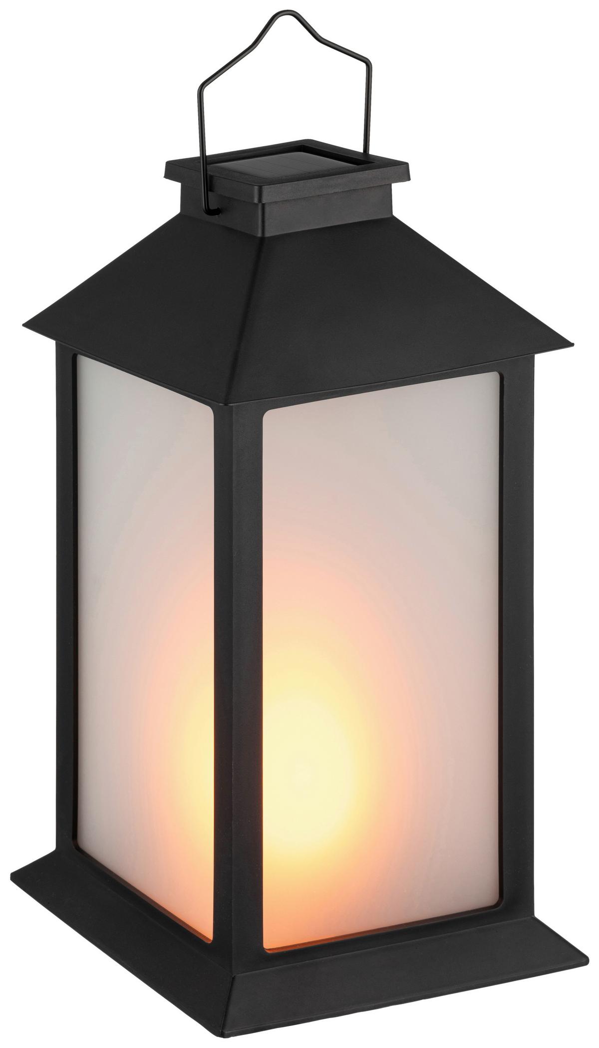 Solarleuchte Daria - Schwarz, Basics, Kunststoff (13,8/34/13,8cm) - Homezone