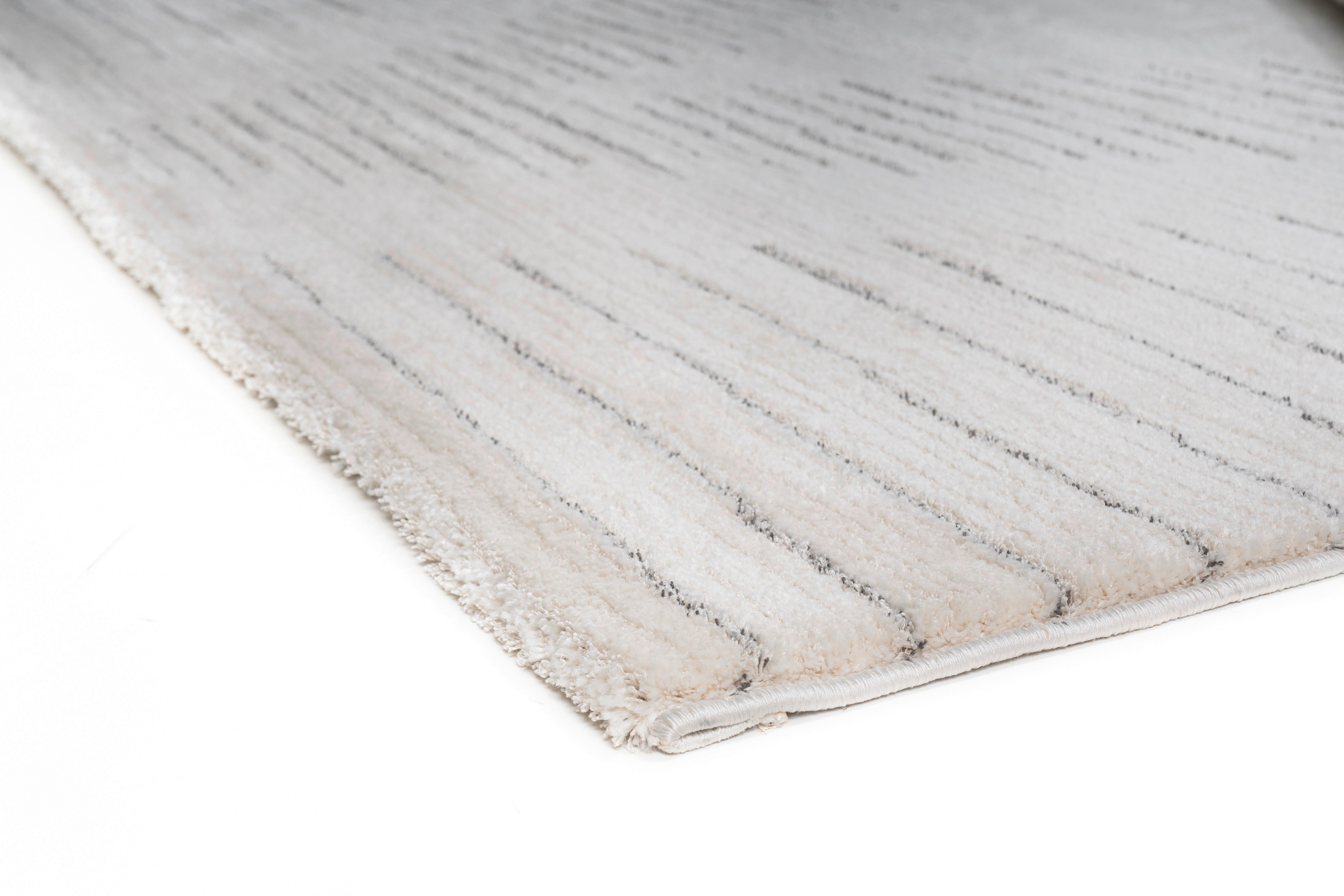 Webteppich Creme/Beige Mia 80x150 cm - Beige/Creme, ROMANTIK / LANDHAUS, Textil (80/150cm) - James Wood