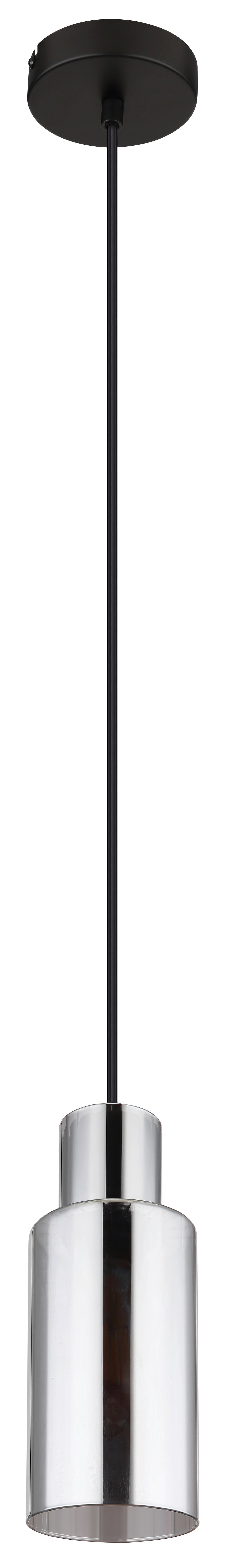 Hängeleuchte 15708h - Schwarz, Basics, Glas/Metall (10/120cm) - Globo