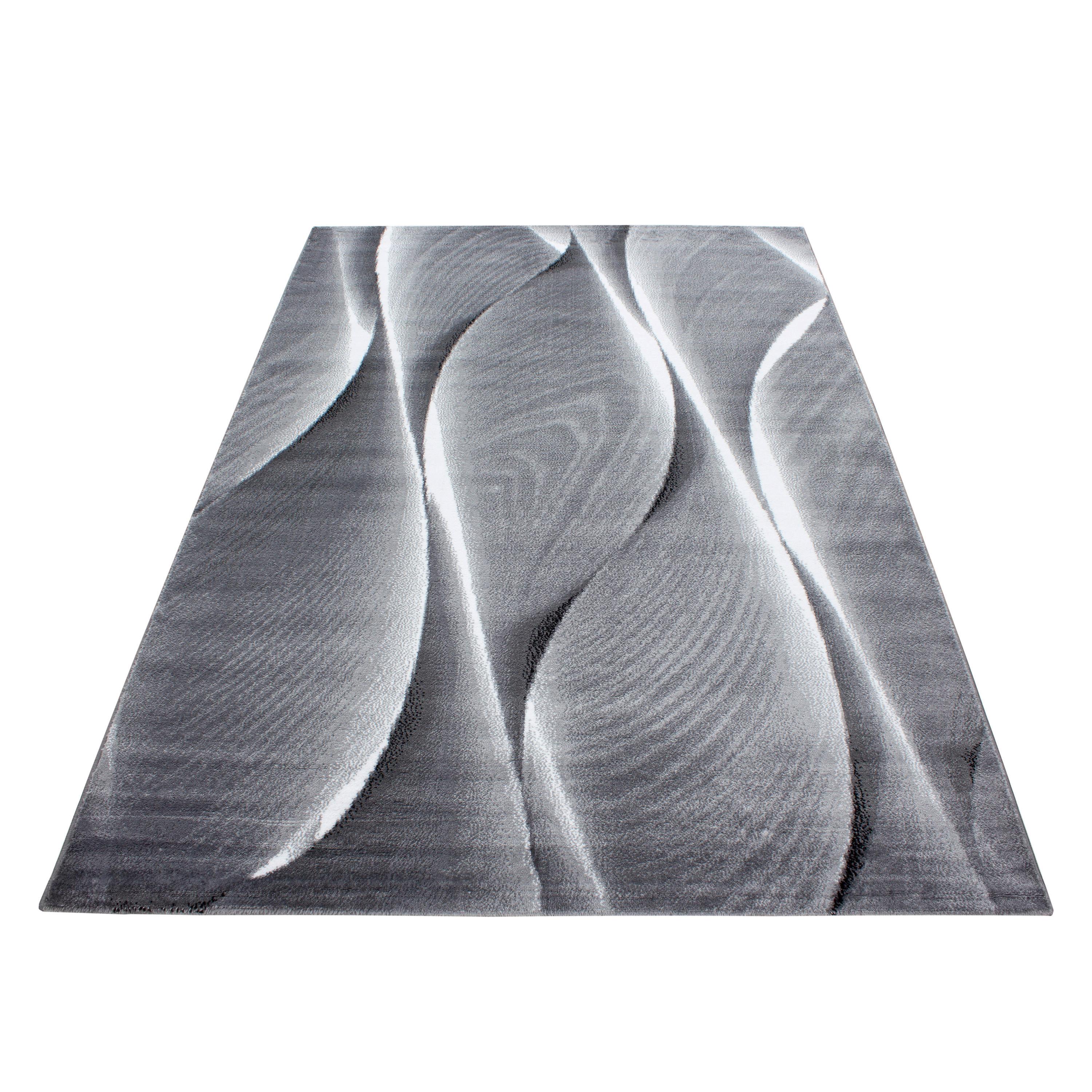 Webteppich Schwarz Naturfaser Parma 200x290 cm