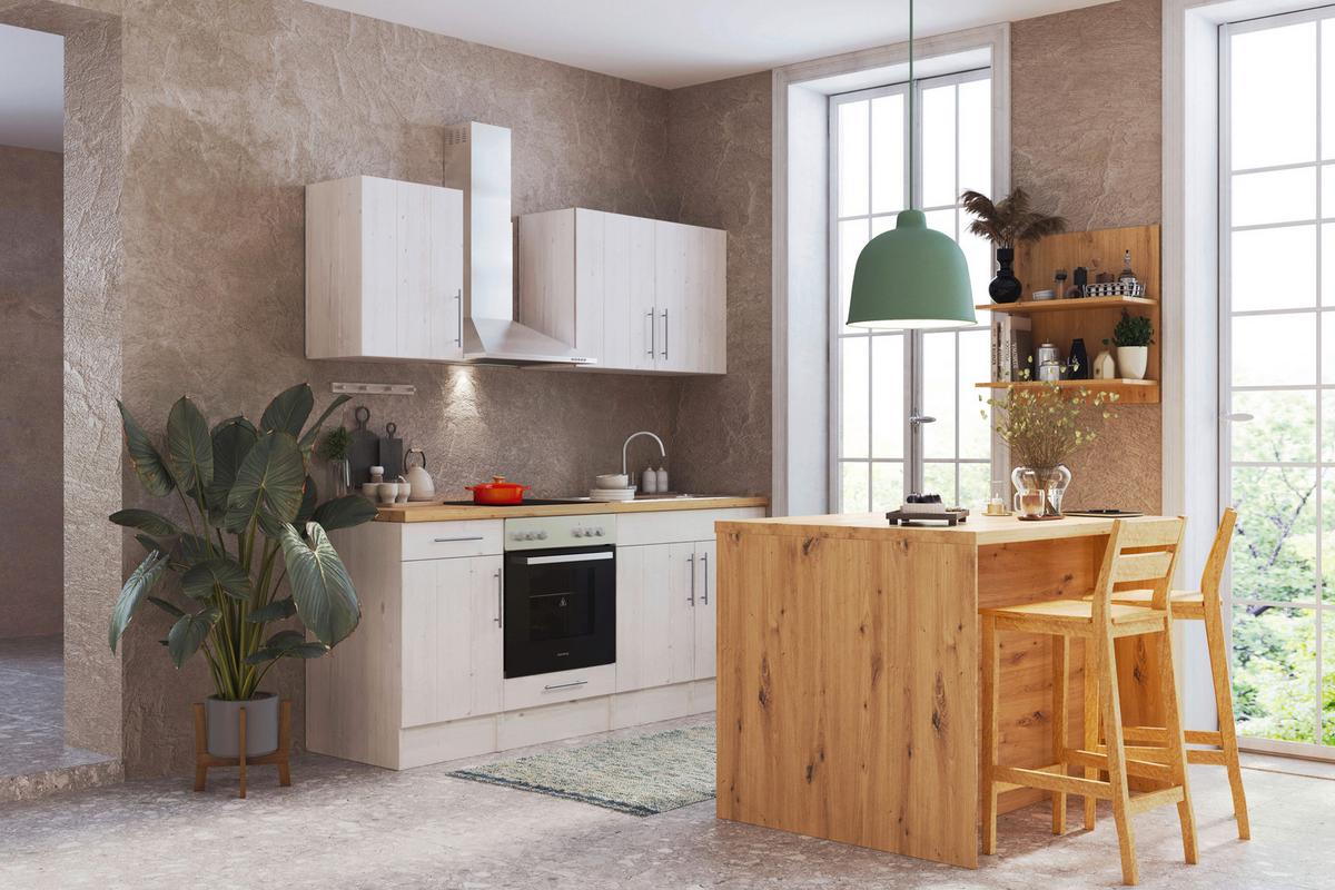 Kücheninsel Anton Kücheninsel124 cm - Wildeiche/Lärchefarben, LIFESTYLE, Holzwerkstoff (124/91/90cm) - Respekta