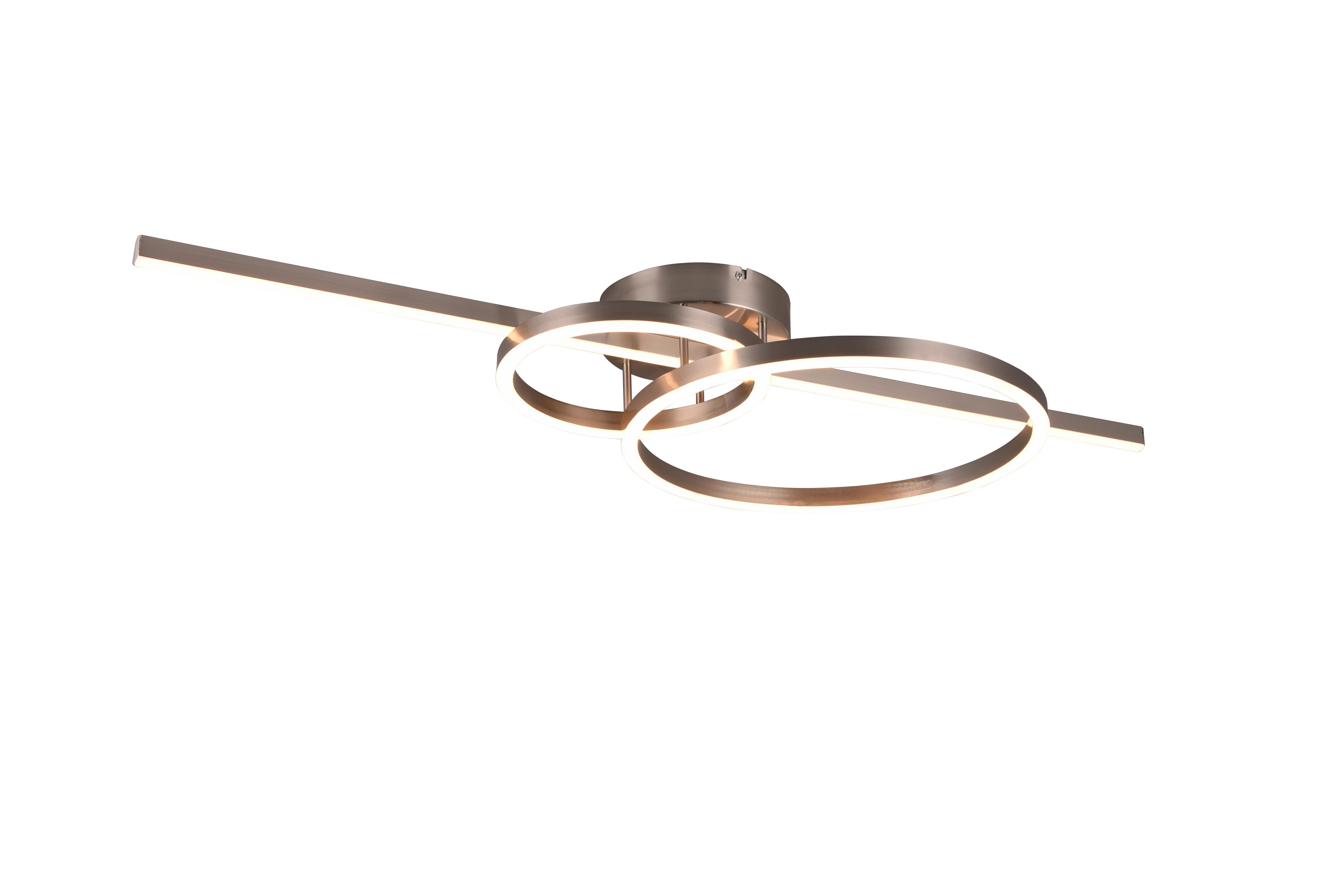 Led-deckenleuchte 643010307 Montilla - Nickelfarben, Basics, Metall (100/12,5/40cm) - Trio Leuchten