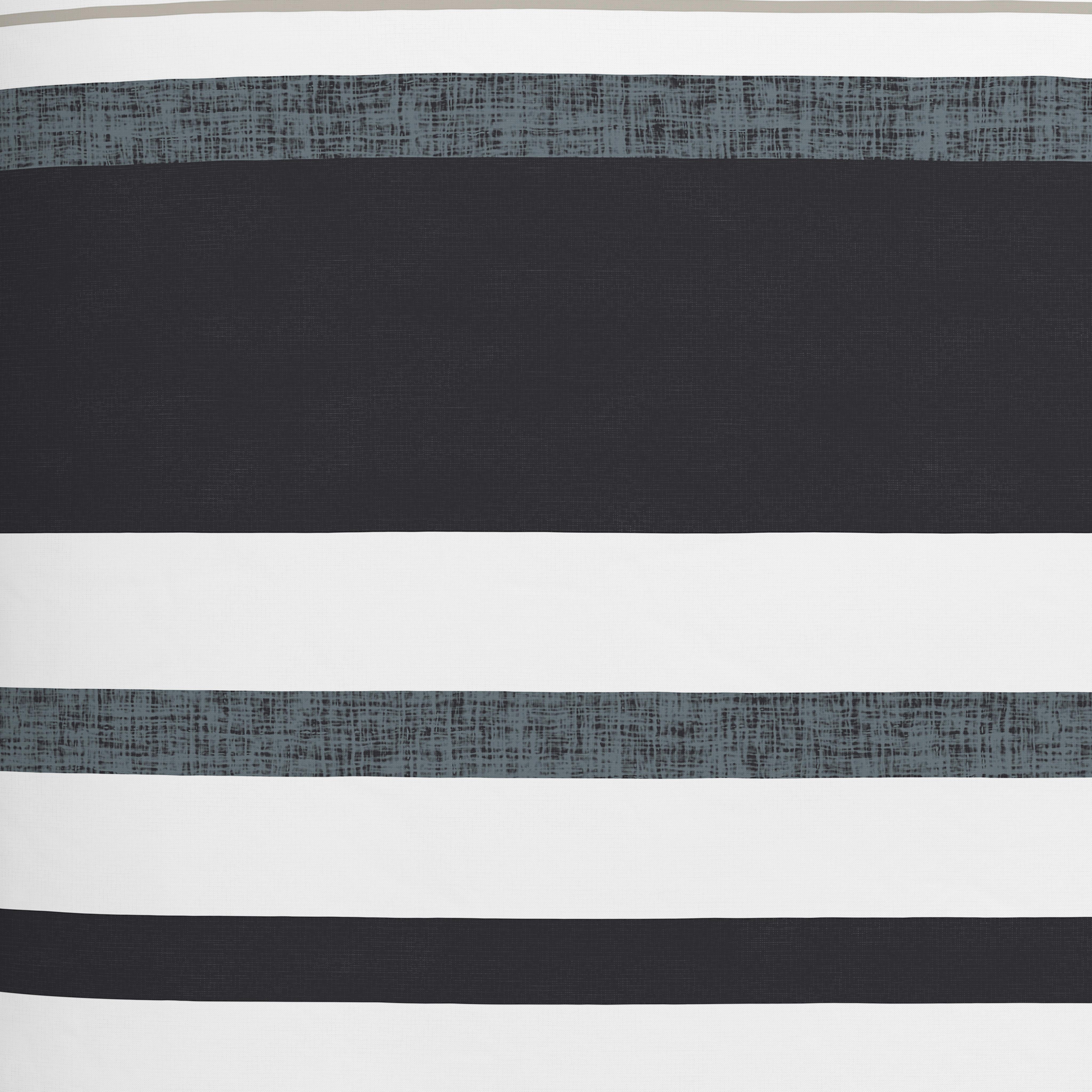Bettwäsche Davina - Schwarz/Grau, MODERN, Textil - Luca Bessoni