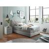 Boxbett Mit Bettkasten 120x200 Nagol B - Hellgrau/Schwarz, MODERN, Holzwerkstoff/Textil (120/200cm) - MID.YOU