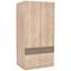 Kleiderschrank Aalen Extra, 91cm - Grau, KONVENTIONELL, Holzwerkstoff (91/197/54cm) Kleiderschrank Aalen Extra, 91cm - Grau, KONVENTIONELL, Holzwerkstoff (91/197/54cm)