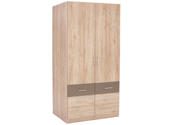 Skříň Šatní Aalen-extra - šedá, Konvenční, kompozitní dřevo (91/197/54cm) Skříň Šatní Aalen-extra - šedá, Konvenční, kompozitní dřevo (91/197/54cm)