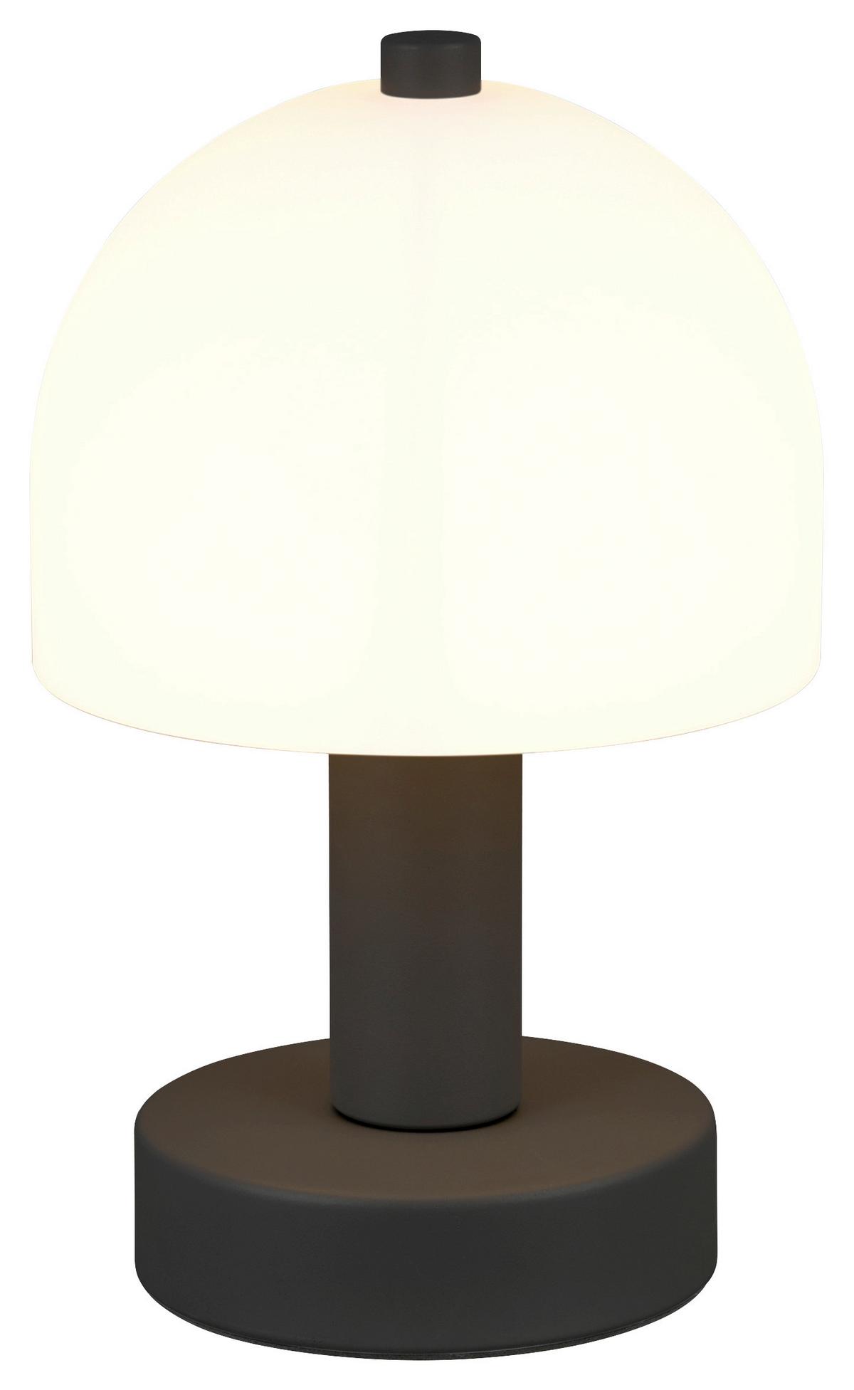 Tischleuchte Mio - Schwarz/Weiß, Basics, Glas/Metall (9/19cm) - James Wood