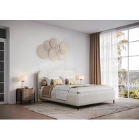 Polsterbett Bendi Ii - Schwarz/Weiß, MODERN, Holz/Holzwerkstoff (180/200cm) - MID.YOU