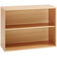 Aktenregal Serie 4000 Buche Dekor B 100 cm - Buchefarben/Schwarz, Basics, Holzwerkstoff (100/75,4/39,5cm) - MID.YOU