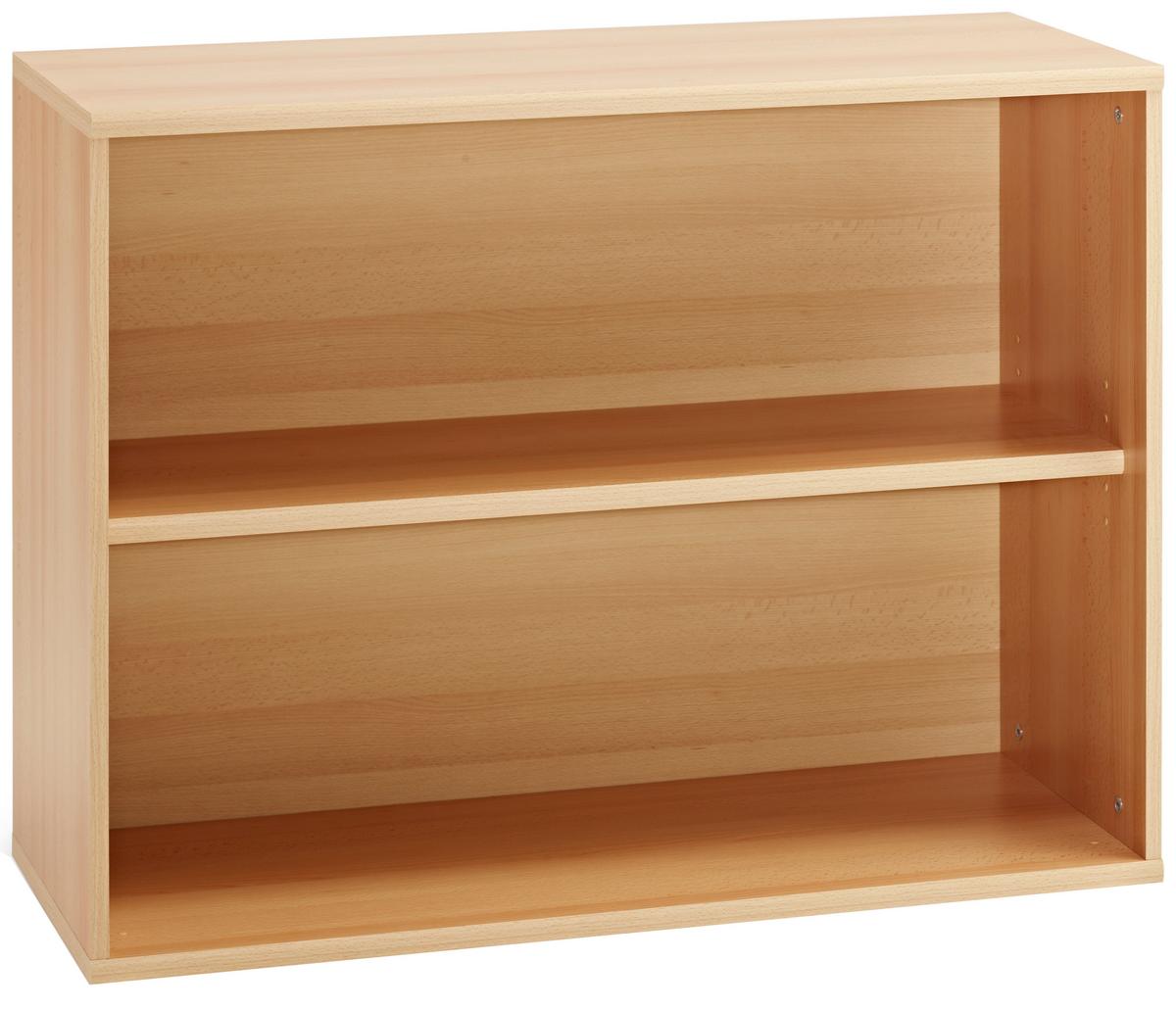 Aktenregal Serie 4000 Buche Dekor B 100 cm - Buchefarben/Schwarz, Basics, Holzwerkstoff (100/75,4/39,5cm) - MID.YOU