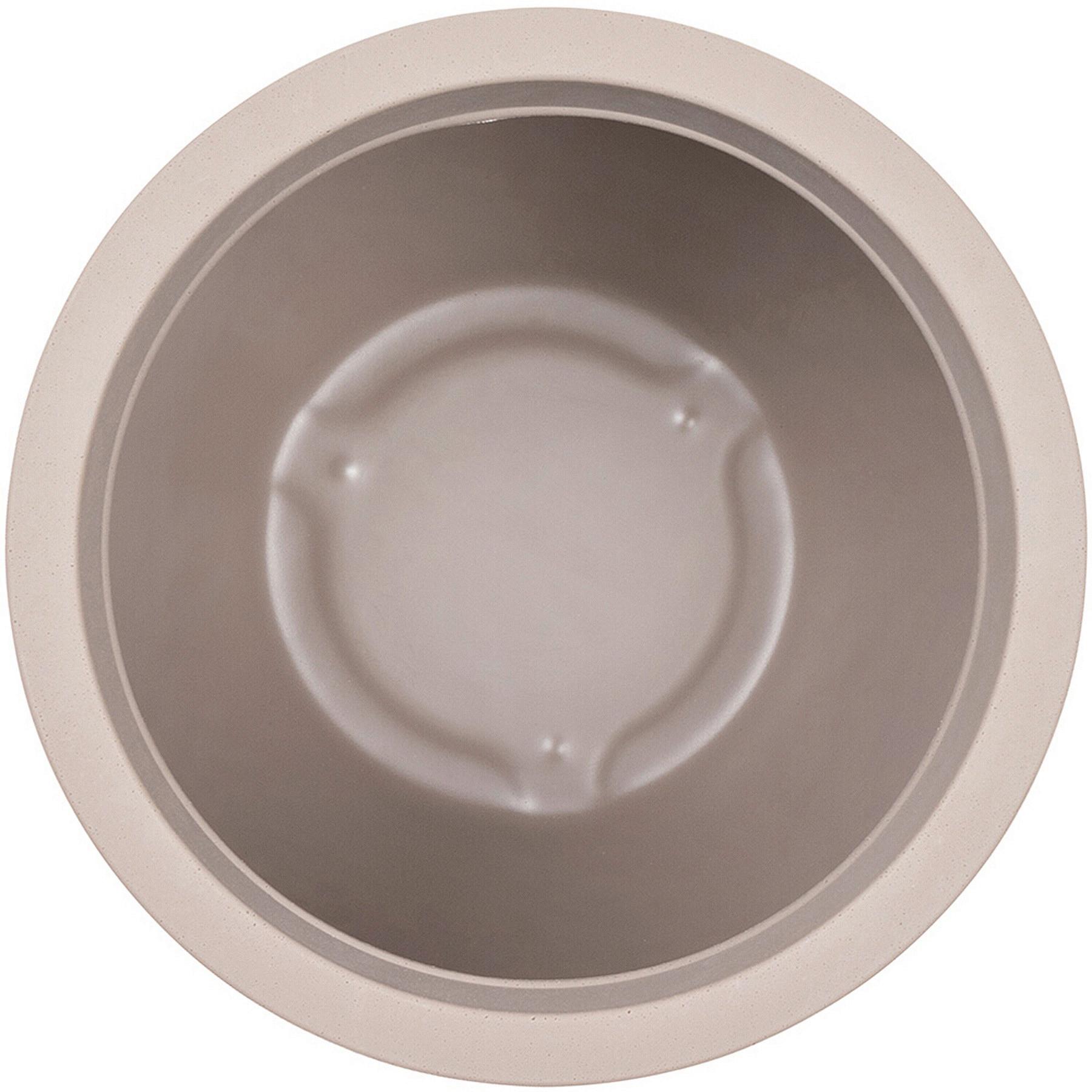 Pflanzentopf Taupe D: 50 cm - Taupe, Basics, Kunststoff (50/38,5cm) - Siena Garden