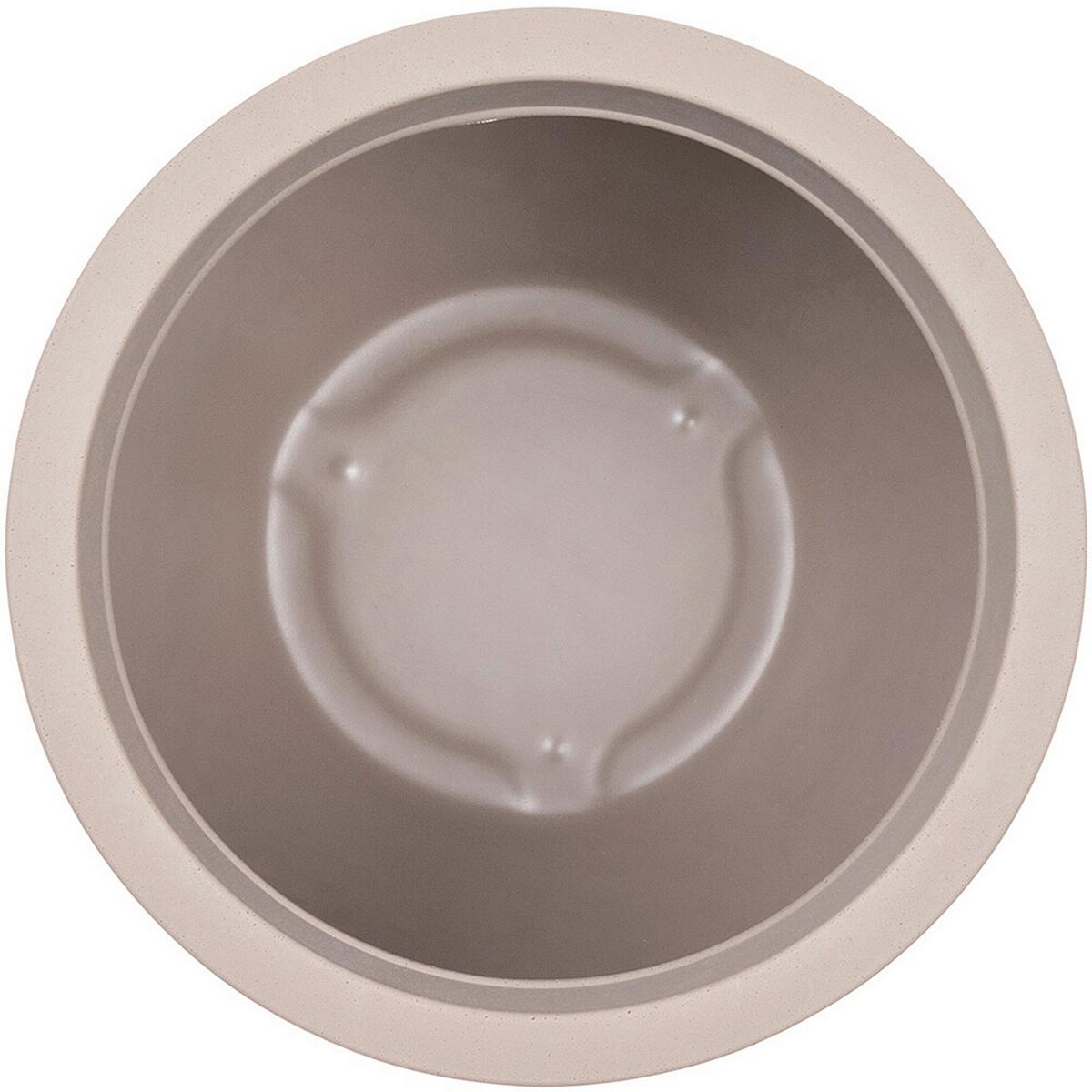 Pflanzentopf Taupe D: 40 Cm - Taupe, Basics, Kunststoff (40/30,7cm) - Siena Garden