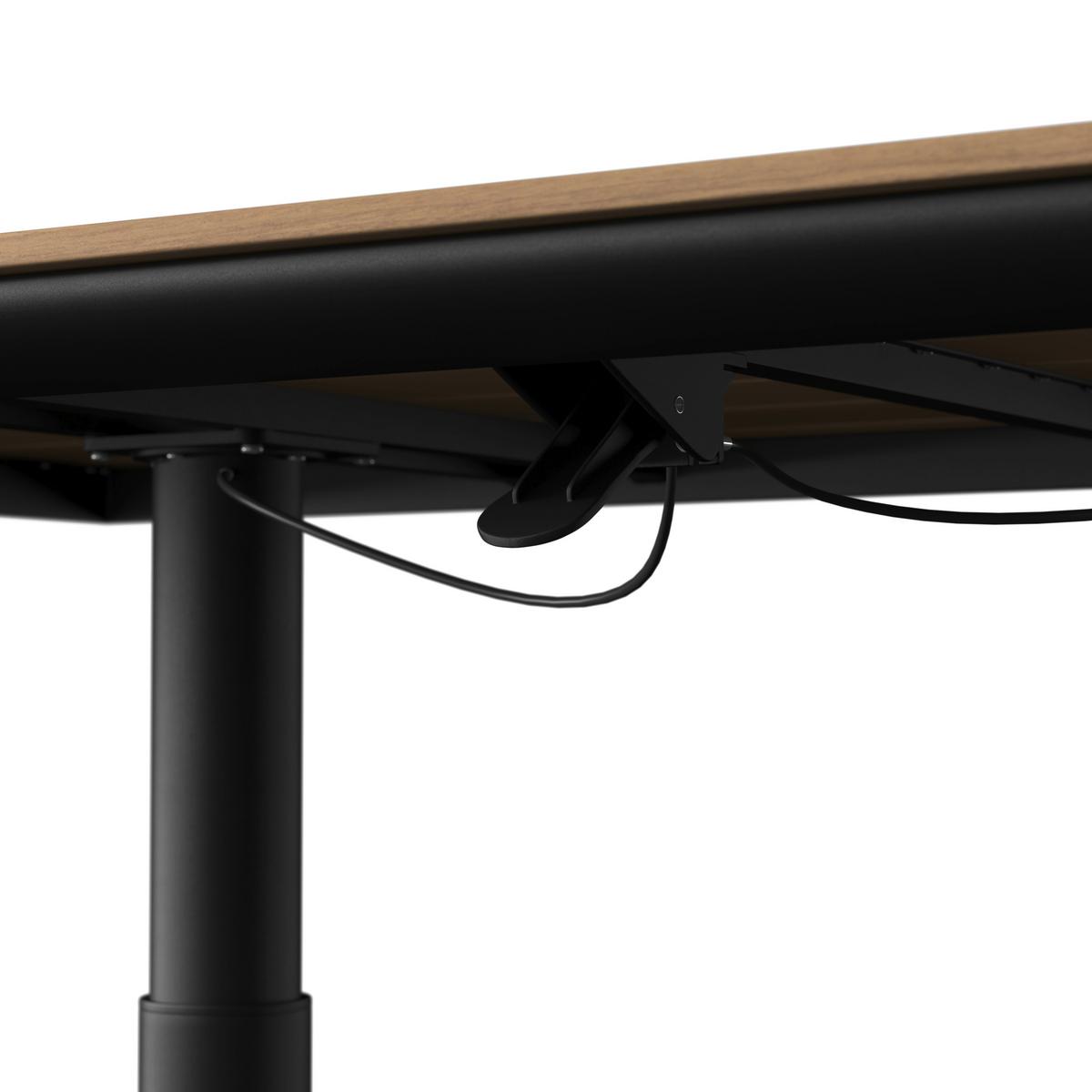 Gartentisch Tokio - Anthrazit/Naturfarben, MODERN, Metall (140/52-72/72cm) - Beldano