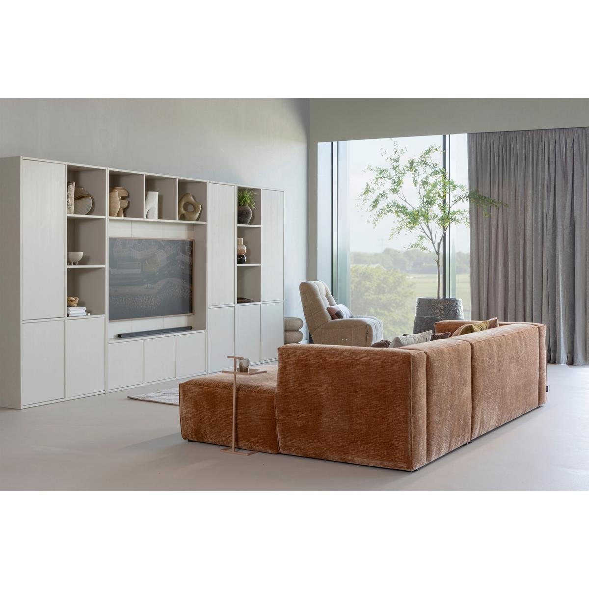 Relaxsessel Hein Hellbraun B: 98cm - Hellbraun, Design, Textil (98/94/83cm) - Livetastic