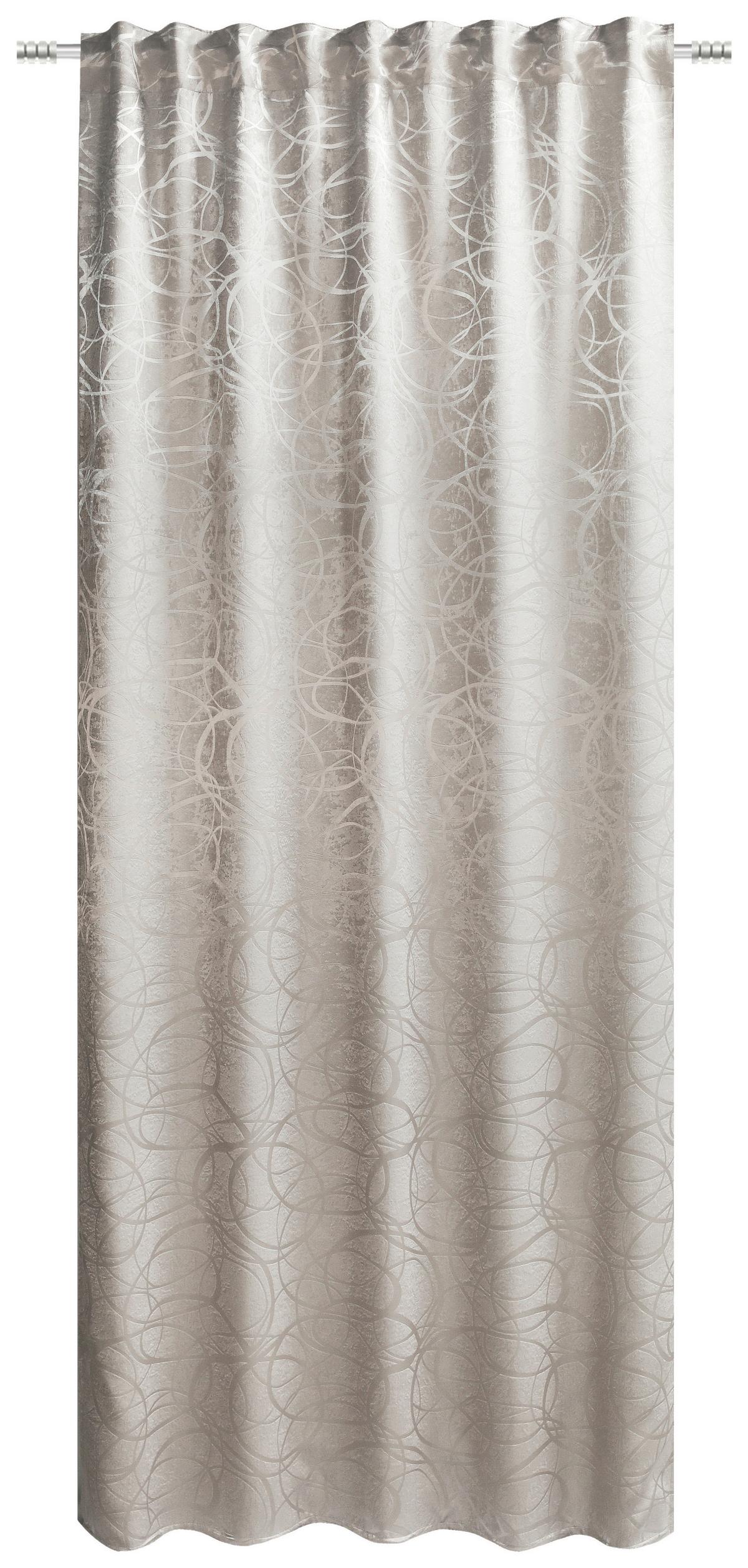 Sötétítőfüggöny Jungola Kb. 135/245cm - taupe, Romantik / Landhaus, textil (135/245cm) - James Wood