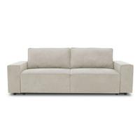 Schlafsofa Josh - Beige/Schwarz, Basics, Textil (239/85/86cm) - MID.YOU