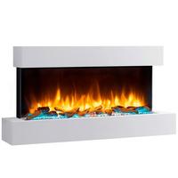 Elektrokamin Ignis - Weiß, Basics, Holzwerkstoff/Metall (110/57/25cm)