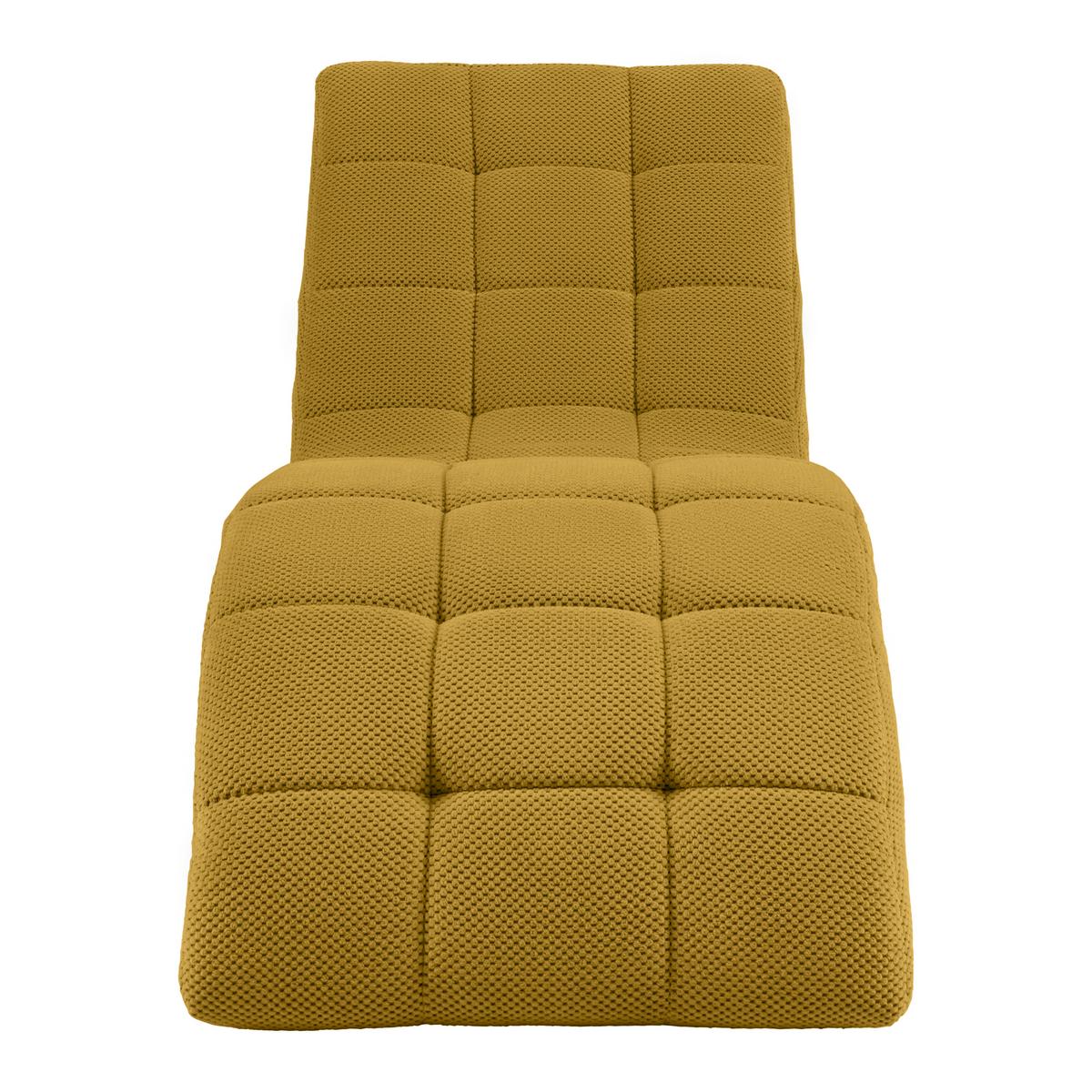 Relaxační válenda LAVANDA, curry žlutá, max. 120 kg - curry žlutá/černá, Moderní, textil/plast (68/80/167cm) - Mömax