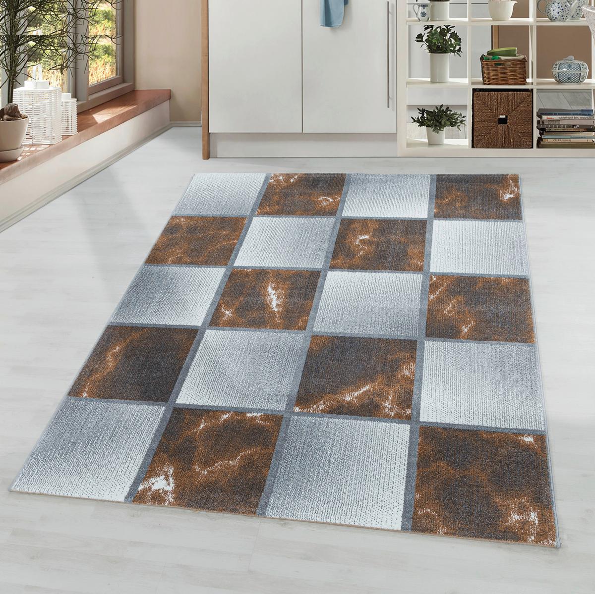 Teppich Läufer Kupfer Ottawa 80x250 cm - Kupferfarben, Design, Textil (80/250cm)