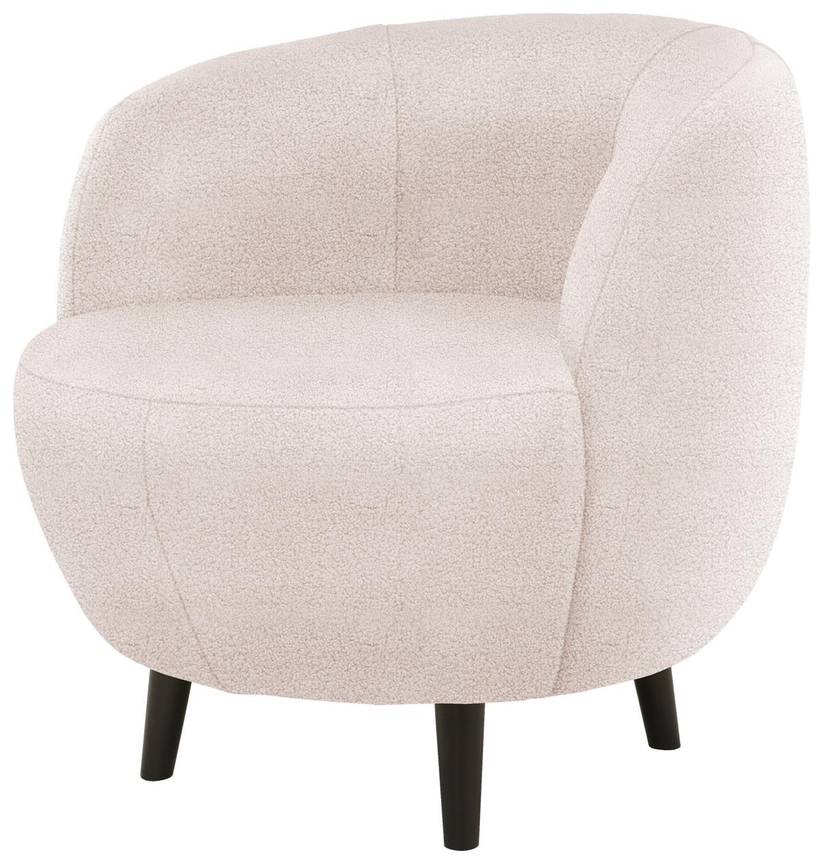 Sessel Looks Xiv - Creme/Schwarz, Design, Textil (72/72/76cm) - LOOKS by W.Joop