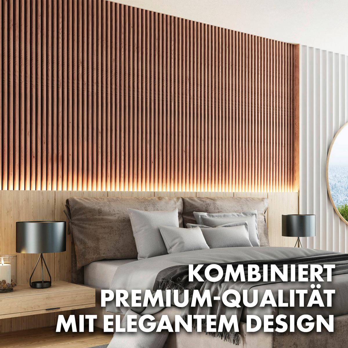 Akustikpaneel Akustikpaneel - Eichefarben, Basics, Holzwerkstoff (60/60cm)