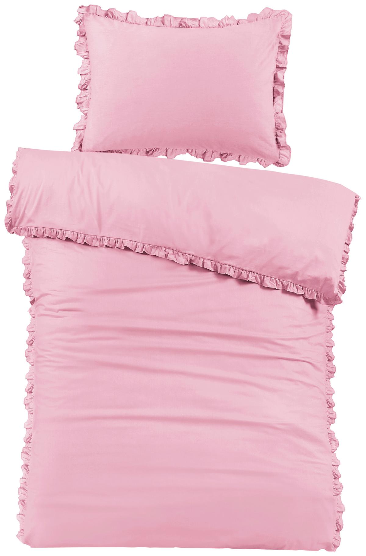 Bettwäsche Nicoletta - Altrosa, ROMANTIK / LANDHAUS, Textil - James Wood