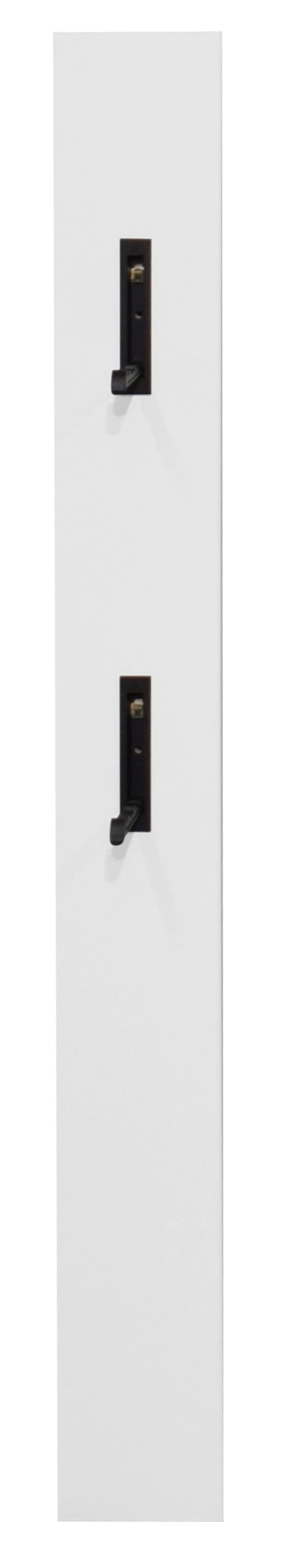Šatní panel LUDWIG - bílá, Moderní, kompozitní dřevo (13/110/3cm) - Mömax