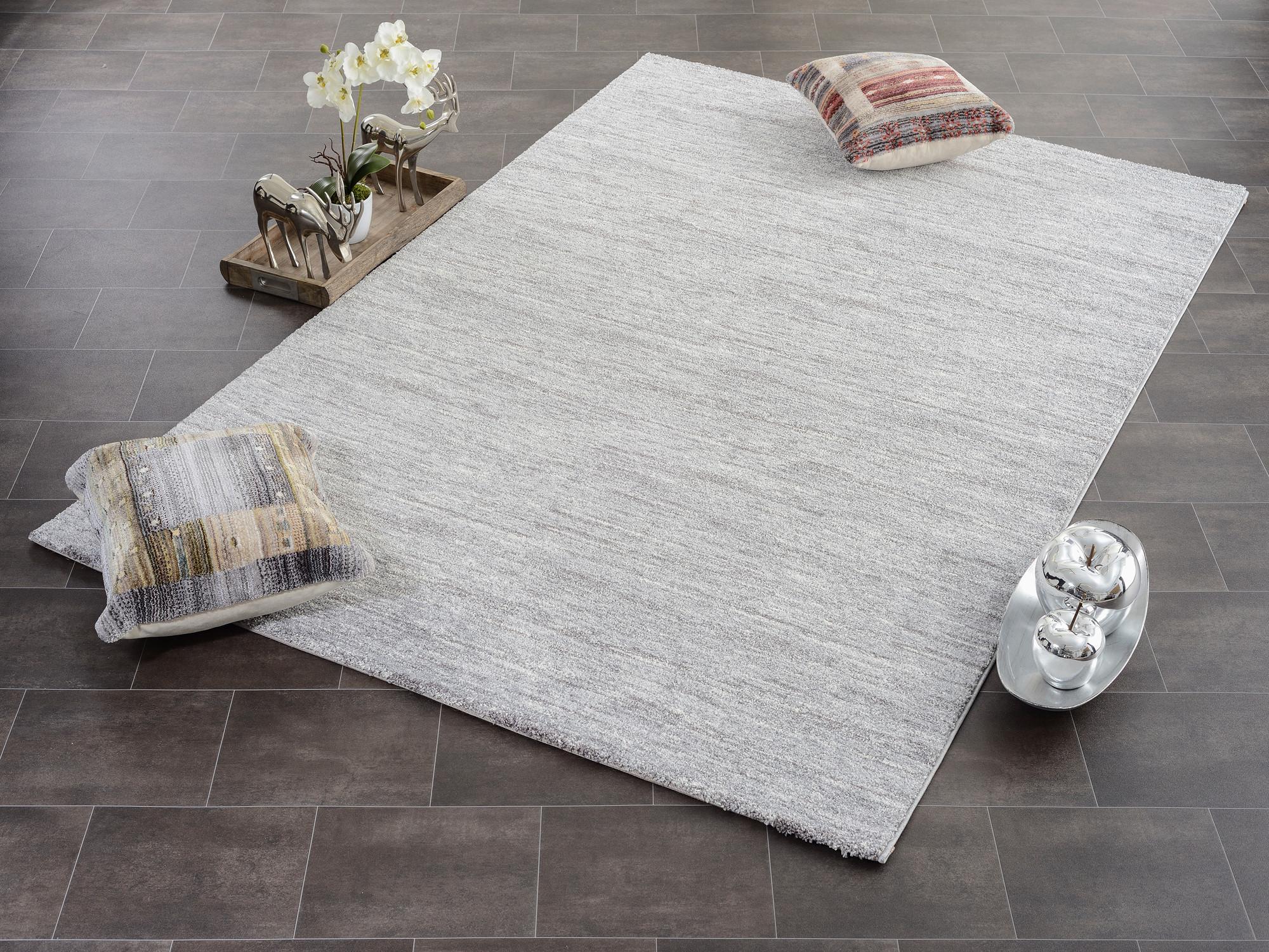 Flachwebteppich Sofi Lori Grau 120x170 cm - Grau, Design, Textil (120/170cm) - Novel