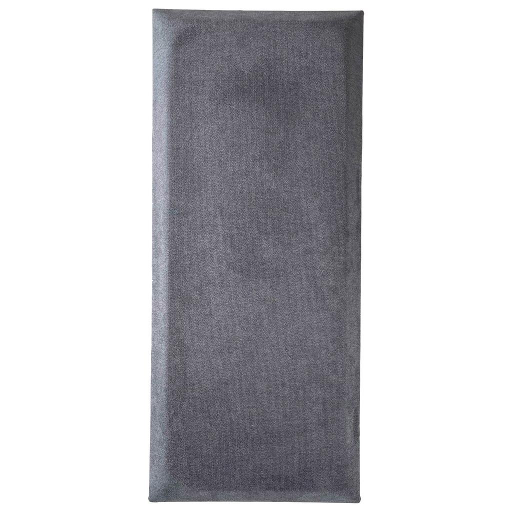 Polsterpaneel 2er-Set 70x30 cm rechteckig, Dunkelgrau