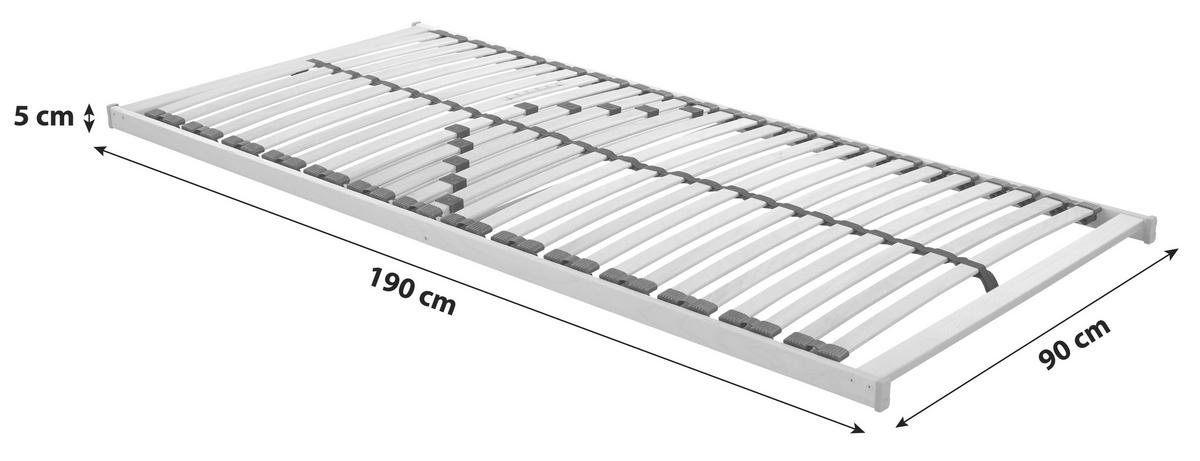 Lattenrost Primatex 90x190 Cm - Birkefarben, Holz (90/190cm) - Primatex