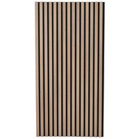 Akusztikus Panel Aron - tölgyfa színű, Trend, faalapú anyag/textil (60/120/1,5cm)