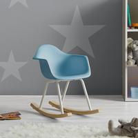 Detská stolička Bobby - modrá, Modern, kov/drevo (41,5/60/54cm) - Modern Living