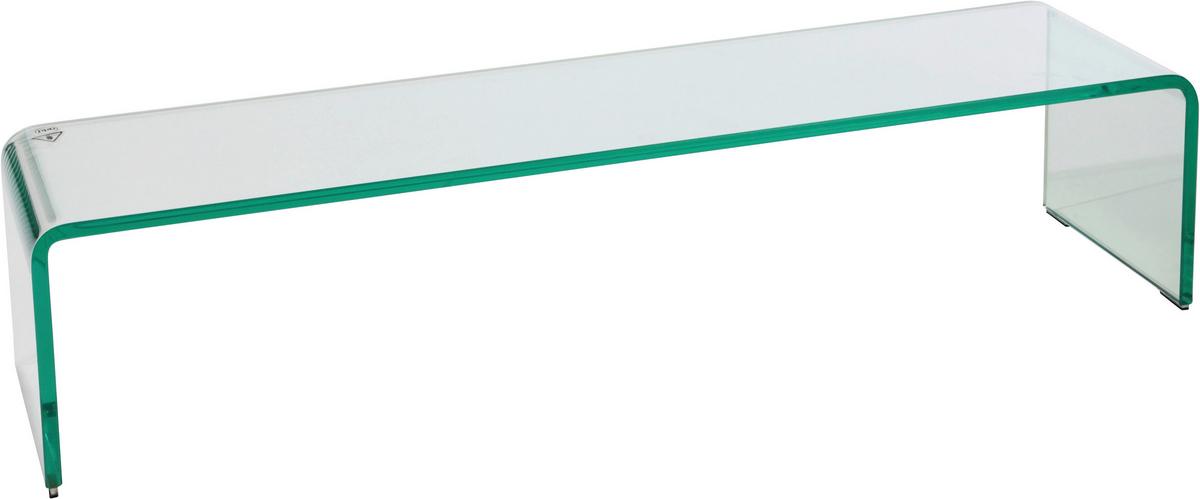 TV NÁSTAVEC HAGEN - čiré, Moderní, sklo (90/20/25cm)