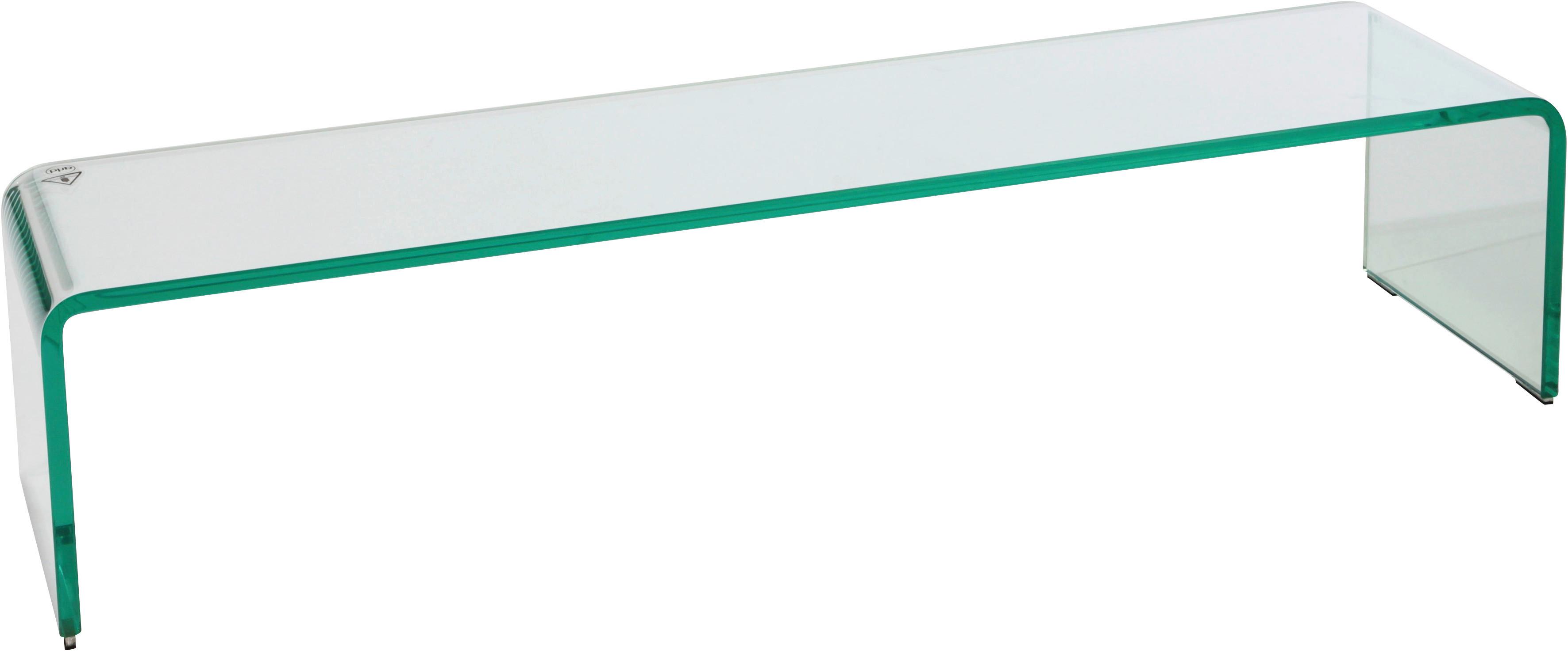 TV-Aufsatz Hagen Glas Klar BxHxT 90x20x25 cm Max. 30 Kg