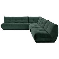Ecksofa Giselle Dunkelgrün - Dunkelgrün, Trend, Textil (285/315cm) - Livetastic