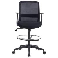 Otočná židle MIRJA - černá, Design, textil/plast (60/106-120/57cm) - Mömax