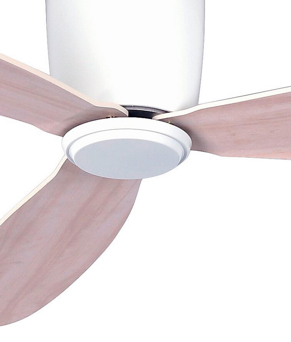 Deckenventilator Airfusion Radar Weiß 3-Flügel, Led - Weiß, Basics, Holzwerkstoff/Kunststoff (107/19cm) - P & B
